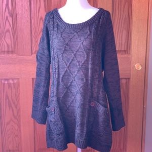 An oversized sweater.